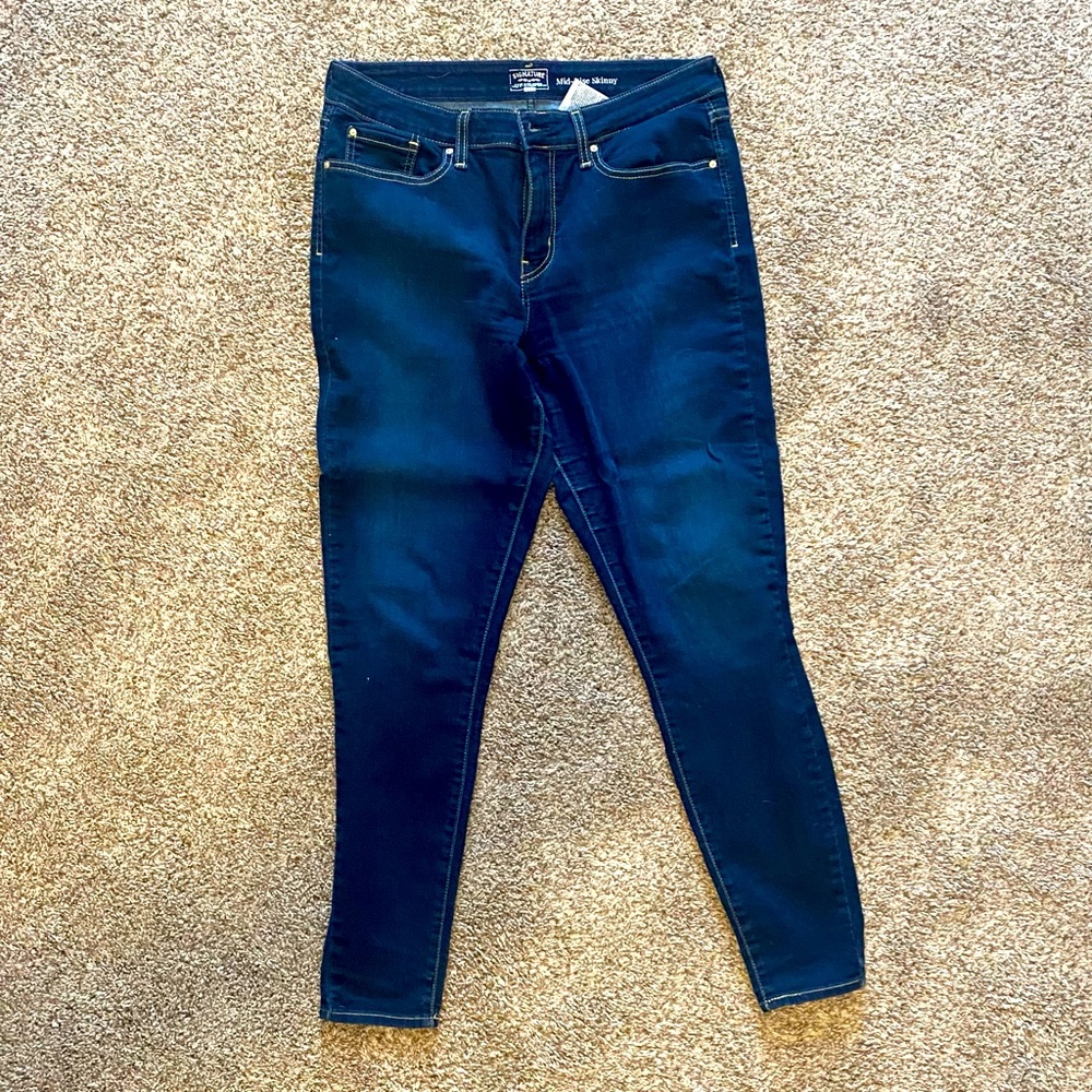 12M Levi Mid-Rise Skinny Jeans